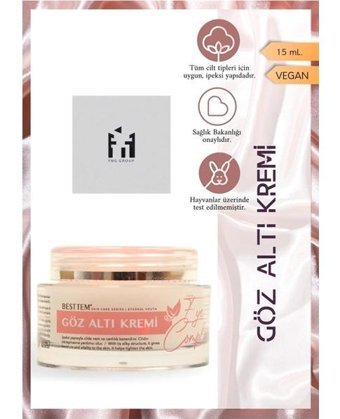 BesttemTüm Ciltler İçin Göz Altı Krem Kavanoz 15 ml