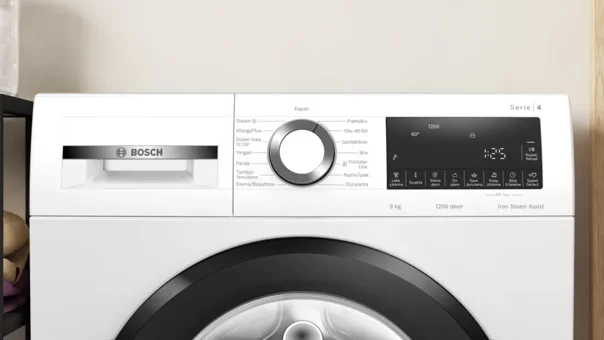 Bosch WGA242Z0TR 9 kg 1200 Devir A Enerji Sınıfı Beyaz Çamaşır Makinesi
