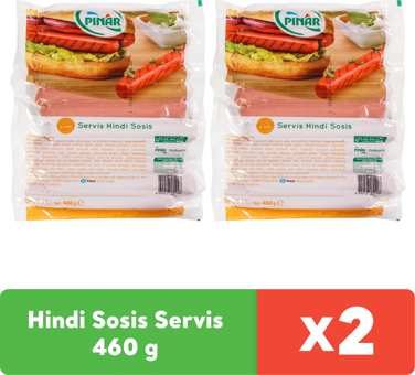 Pınar Uzun Hindi Sosis 2x460 gr