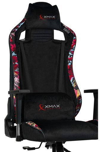 Xmax Maximus Milkshake Kumaş Oyuncu Koltuğu Siyah