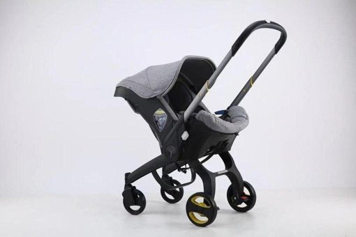 Deerkids Katlanabilir Tek Elle Kapanan 360 Derece Dönen Tam Yatar Puset Bebek Arabası