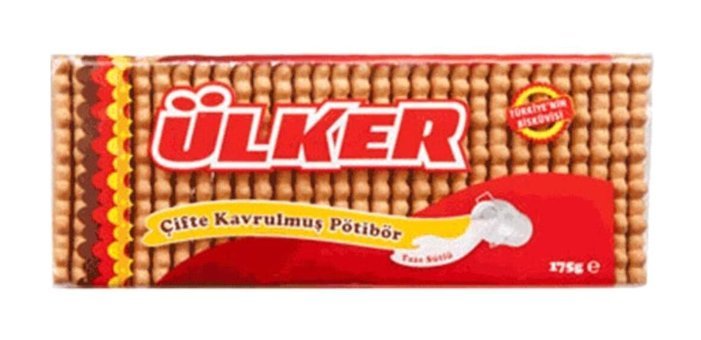 Ülker Çifte Kavrulmuş Pötibör Sade Bisküvi 175 gr