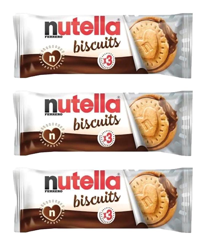 Nutella Biscutis Kakaolu-Fındık Kremalı Bisküvi 3x41.40 gr
