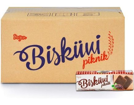 Doğan Piknik Kakaolu Bisküvi 24x80 gr
