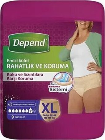 Depend XL 10'lu Emici Külot 1 Paket