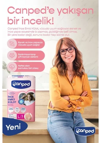 Canped M 10'lu İnce Emici Külot 4 Adet