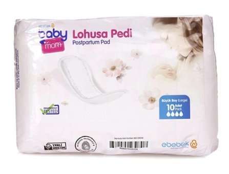 Baby Mom Büyük Boy 10'lu Lohusa Pedi