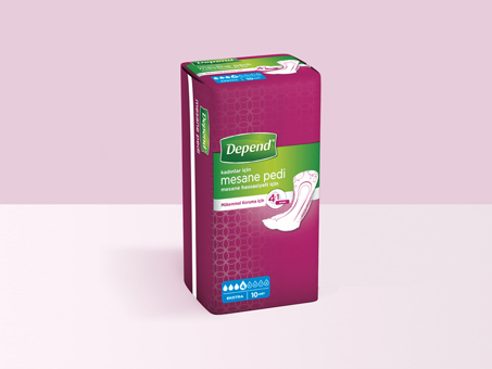 Depend Ekstra 10'lu Mesane Pedi 6 adet