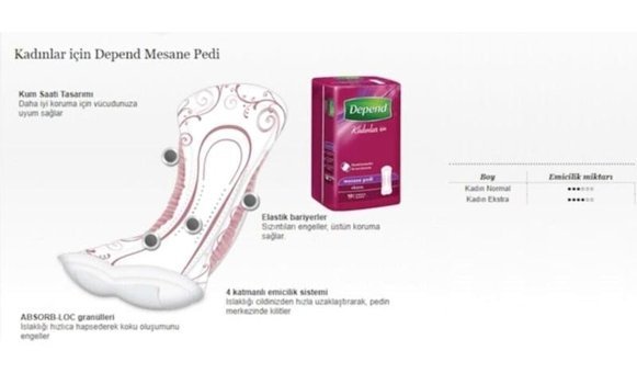 Depend Ekstra 10'lu Mesane Pedi 9 Adet