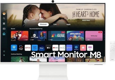 Samsung M8 LS32DM801UUXUF 60 Hz 4 ms 32 inç 4K UHD Flat VGA HDMI Freesync G-Sync OLED Monitör
