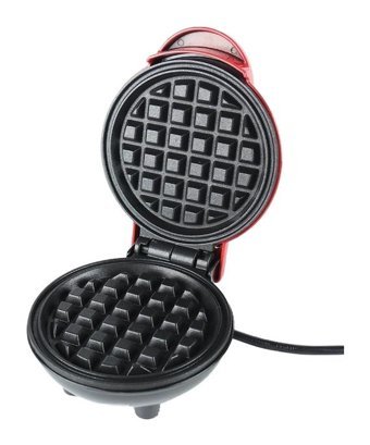 Oloey Yuvarlak Tekli Çift Taraflı Waffle Makinesi