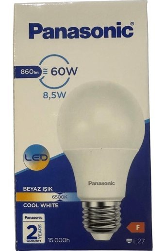 Panasonic 8.5 W Tasarruflu Beyaz E27 Ampul Led Ampul