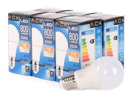 Ack 9 W Tasarruflu Gün Işığı E27 Armut Led Ampul