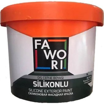 Fawori Silikonlu Akrilik Yalıtımlı Su Bazlı Dış Cephe Boyası 7.5 lt Beyaz