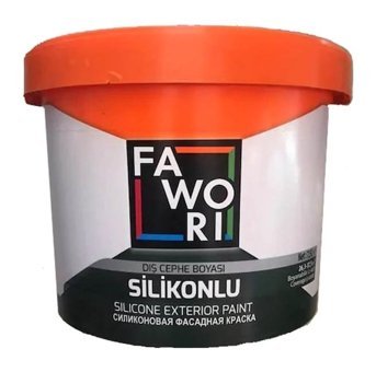 Fawori Silikonlu Akrilik Yalıtımlı Su Bazlı Dış Cephe Boyası 15 lt Bordo