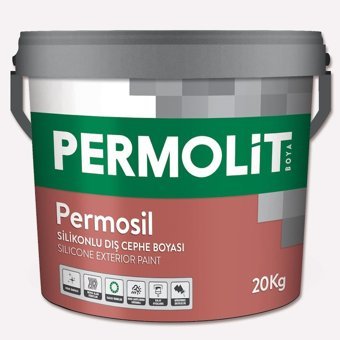 Permolit 2407 Silikonlu Akrilik Yalıtımlı Su Bazlı Dış Cephe Boyası 20 kg Tatlı Krem