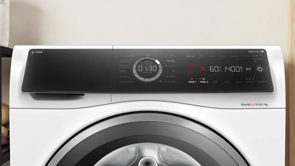 Bosch WNC254A0TR 10.5 kg 1400 devir D Enerji Sınıfı Buharlı Beyaz Kurutmalı Çamaşır Makinesi