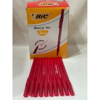 Bic Tek Renkli 1 mm Set Kırmızı 10'lu Tükenmez Kalem