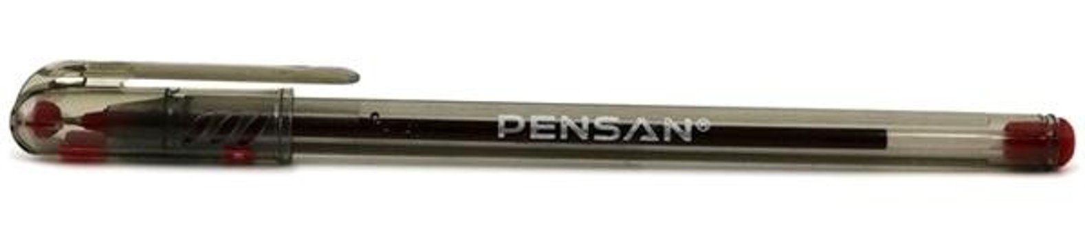 Pensan Tek Renkli 0.7 mm Kırmızı Tükenmez Kalem