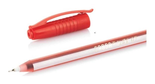 Cassa Tek Renkli 0.7 mm Set Kırmızı 50'li Tükenmez Kalem