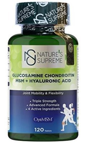 Nature's Supreme Chondroitin MSM + Hyaluronic Acid Glukozamin 120 Tablet