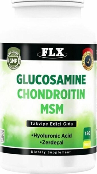 Flx Chondroitin Msm Zerdeçal Hyoluronic Asit Glukozamin 180 Tablet
