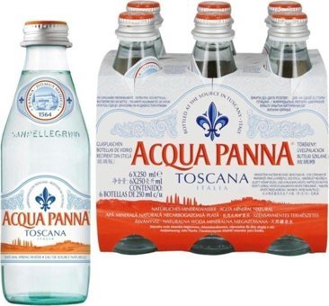 San Pellegrino Aqua Panna Toscana Sade Maden Suyu 6'lı 250 ml
