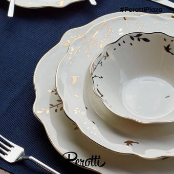 Perotti Birds Porselen Yemek Takımı 24 Parça 14492