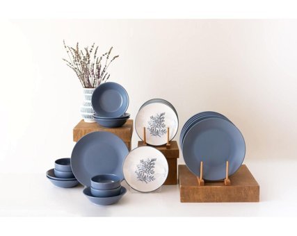 Keramika Takım Yemek Blue Magıc 24 Parça 6 Kişilik