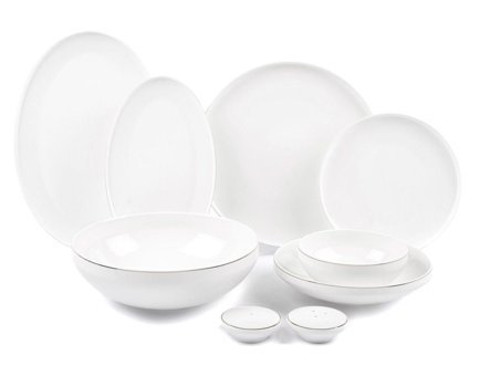 Mikasa Moor Silver Modern 29 Parça Yemek Takımı