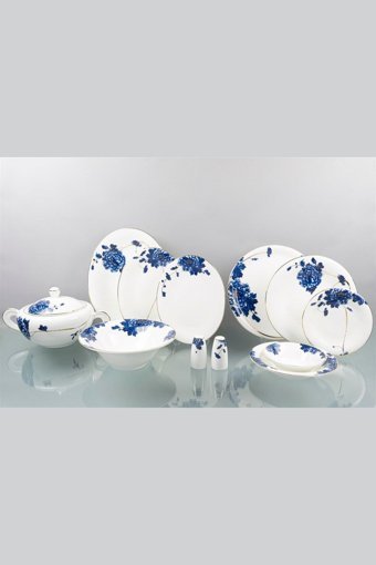 Mikasa Moor Blue Cravo 74 Parça Yemek Seti