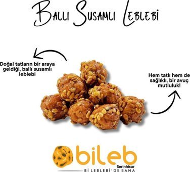 Bileb Serinhisar Ballı-Susamlı Sarı Leblebi 400 gr