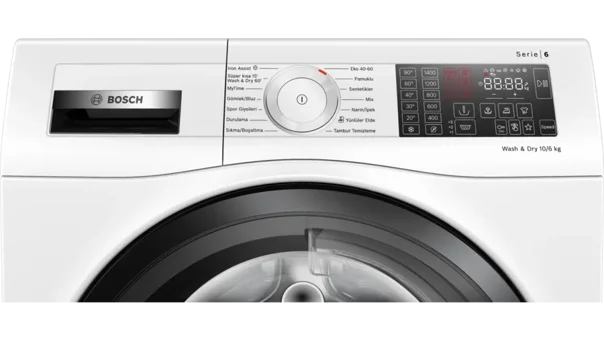 Bosch WDU28561TR 10 kg 1400 Devir E Enerji Sınıfı Beyaz Solo Çamaşır Makinesi