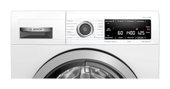 Bosch WAV28M80TR 9 kg 1400 Devir B Enerji Sınıfı Beyaz Solo Çamaşır Makinesi