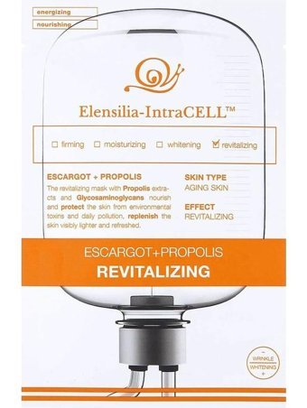 Elensilia Escargot + Propolis Revitalizing Kağıt Yüz Maskesi