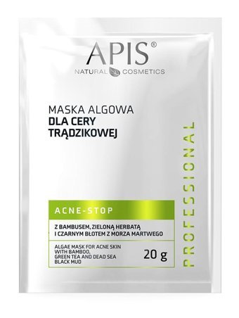 Apis Natural Cosmetics Acne-Stop Alg Toz Yüz Maskesi 20 gr