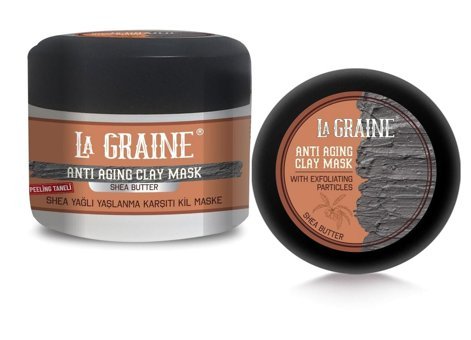 La Graıne Shea Yağlı Yaşlanma Karşıtı Killi Yüz Maskesi 200 ml
