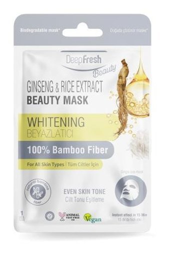 Deep Fresh Ginseng & Rice Extract Beyazlatıcı Kağıt Yüz Maskesi