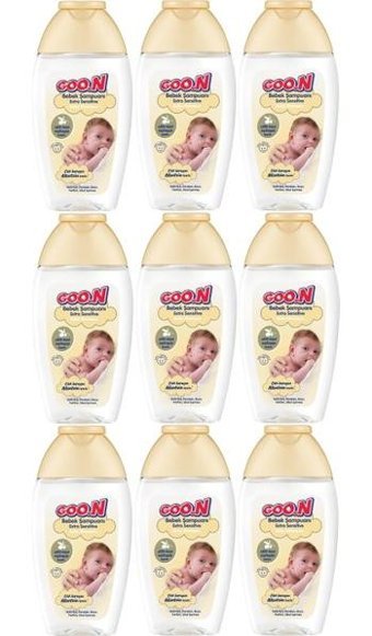 Goon Göz Yakmayan Hipoalerjenik Yenidoğan Hassas Ciltler İçin Bebek Şampuanı 9x200 ml