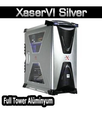 Thermaltake Xaser Vı Mesh 3 Fanlı Siyah Dikey FULL Tower Oyuncu Bilgisayar Kasası