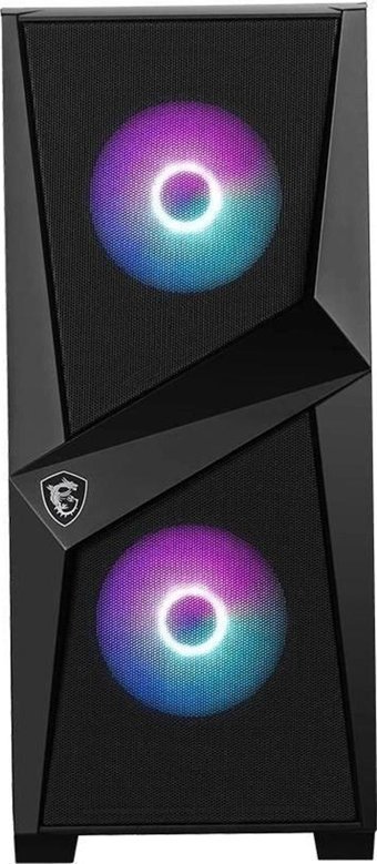 Msi Mag Forge 100R RGB Mesh 1 Fanlı Siyah Dikey ATX Oyuncu Bilgisayar Kasası