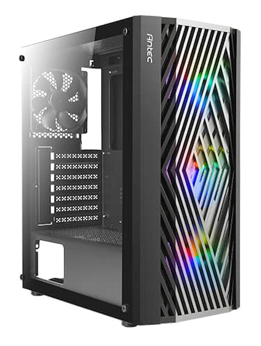Antec Nx291 RGB Mesh Sıvı Soğutmalı 4 Fanlı Siyah Dikey Mid Tower Oyuncu Bilgisayar Kasası