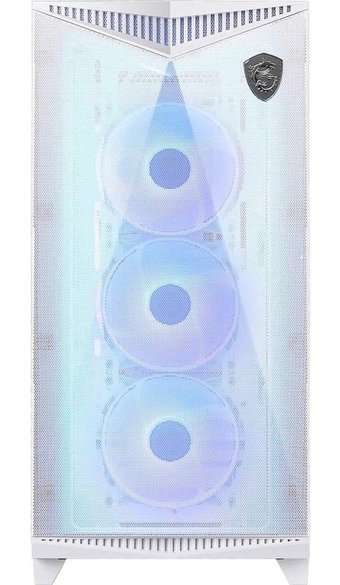 Msi 300R Aırflow RGB Mesh 4 Fanlı Beyaz Dikey ATX Oyuncu Bilgisayar Kasası