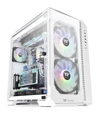 Thermaltake Ca-1Q6-00M6Wn-00 RGB Mesh 13 Fanlı Beyaz Dikey ATX Oyuncu Bilgisayar Kasası