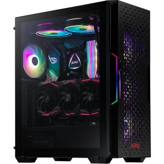 Xpg A-Data RGB Mesh 2 Fanlı Siyah Dikey Mid Tower Oyuncu Bilgisayar Kasası
