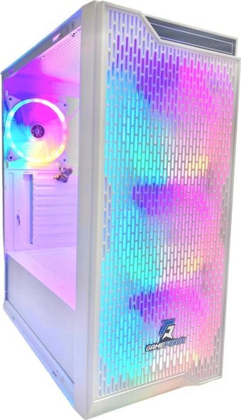 Gameforce Rainy RGB Mesh Sıvı Soğutmalı 4 Fanlı Beyaz Dikey E-ATX Oyuncu Bilgisayar Kasası