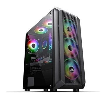 Power Boost Pbh016Bb RGB Mesh Siyah Dikey E-ATX Oyuncu Bilgisayar Kasası
