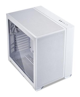 Lian Li Li O11 Air Mesh 3 Fanlı Beyaz Dikey Mini ATX Oyuncu Bilgisayar Kasası