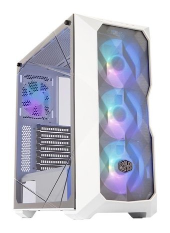 Cooler Master Td500 RGB Mesh 3 Fanlı Beyaz Dikey Mid Tower Oyuncu Bilgisayar Kasası
