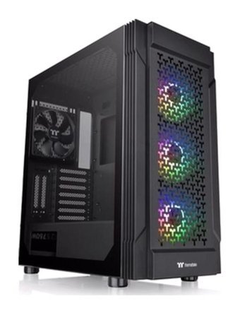 Thermaltake Versa T27 Tg RGB Mesh 3 Fanlı Siyah Dikey Mid Tower Oyuncu Bilgisayar Kasası